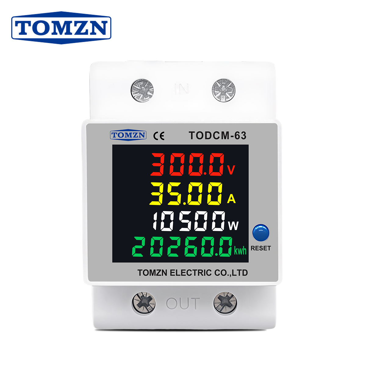 Renewable Energy Demonstration Kit - TOMZN DC 에너지 미터 14-600V 63A