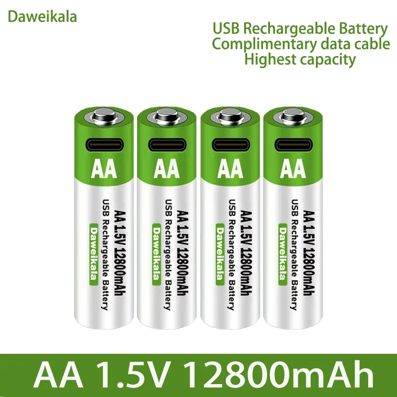Lifepo4 Battery Pack - AA USB 충전식 리튬 이온 배터리,