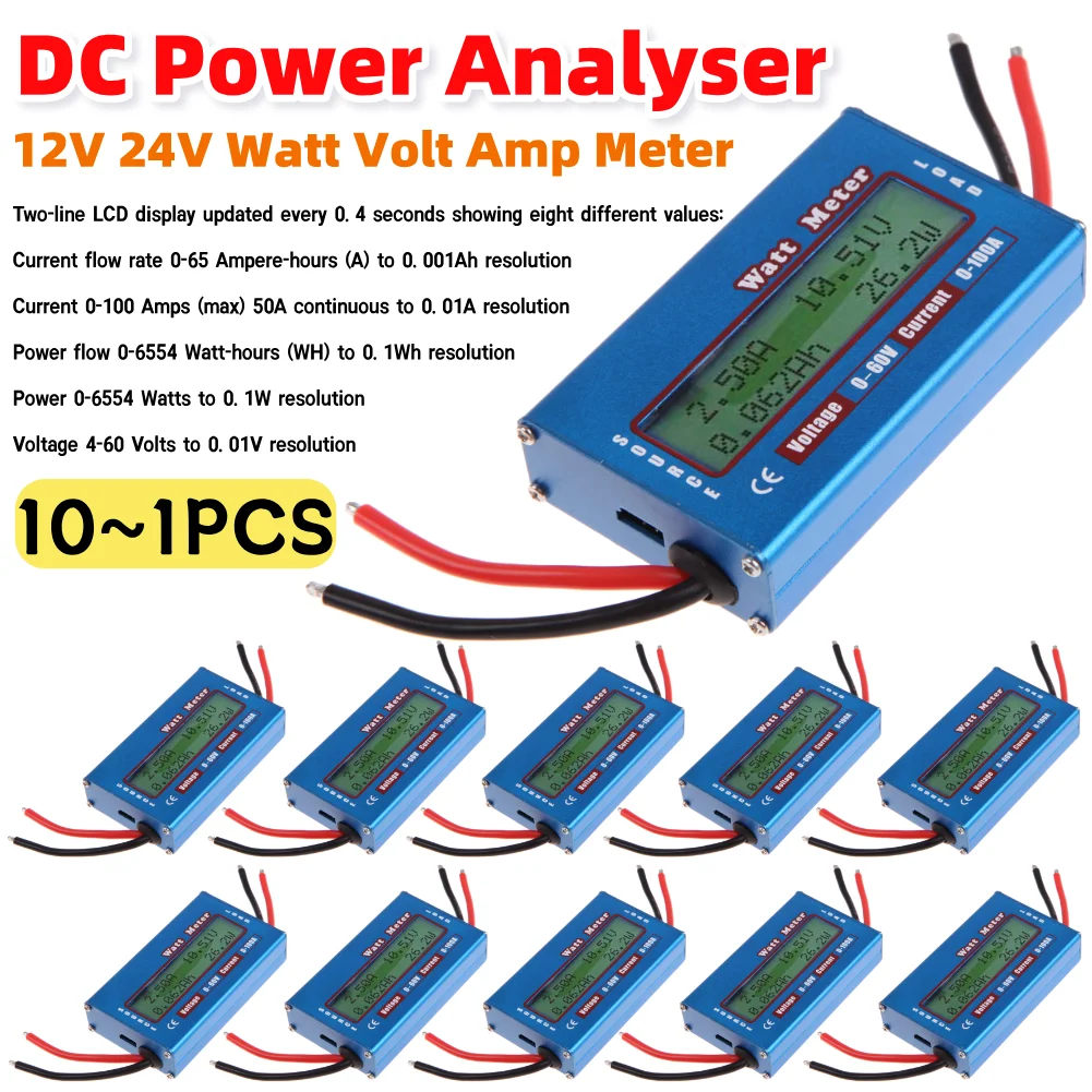 Renewable Energy Demonstration Kit - 10-1PCS DC 전력 분석기 와트 볼트