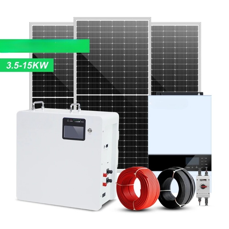 Renewable Energy Use - 5-10kw 벽걸이형 태양광 패널 키트, 48v