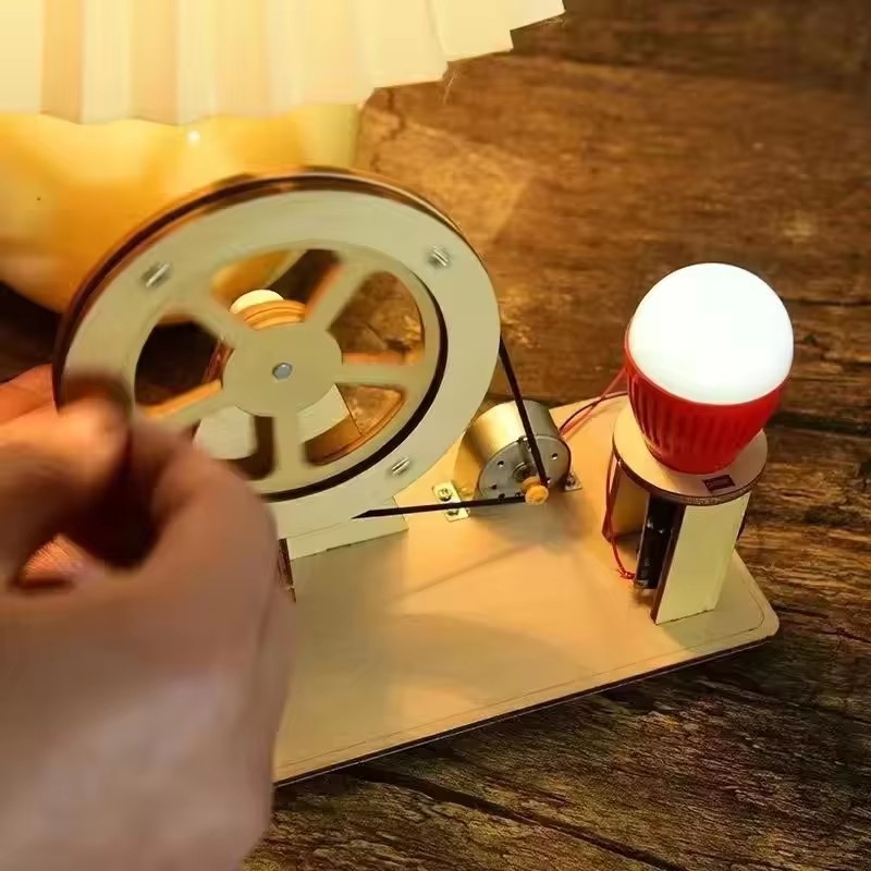 DIY 수동 발전기 과학 키트 STEAM 나무 재질 물 - Renewable Energy Demonstration Kit 리뷰 및 가격