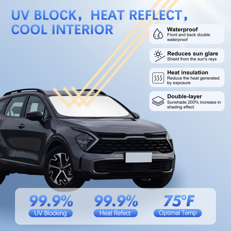 KIA Sportage 4 용 자동차 앞 유리 차양 새 - Renewable Energy Resources 리뷰 및 가격